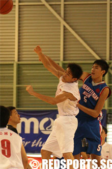 Presbyterian High vs Chung Cheng High (Yishun) in Round 2 of B Division North Zone basketball