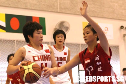 Singapore vs China Girls AYG