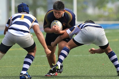 acs barker vs st andrew's b division rugby semi-final