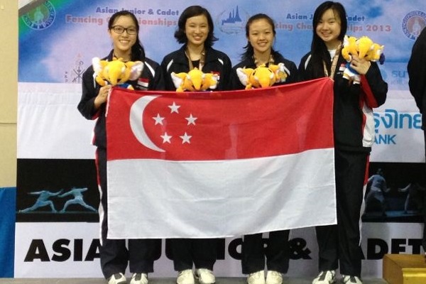 singapore epee team silver