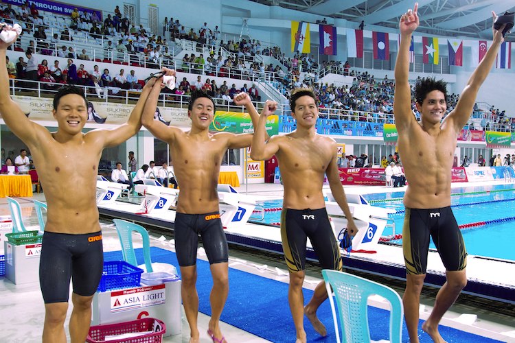 singapore 4x200m men freestyle relay team