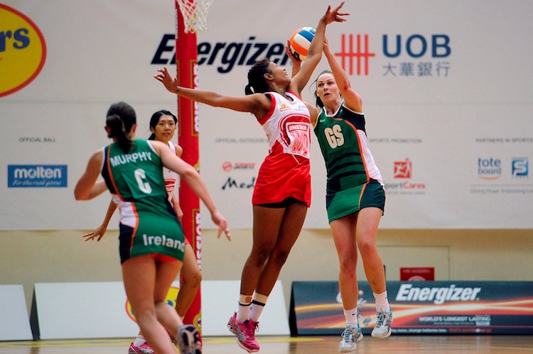 singapore vs republic of ireland nations cup netball