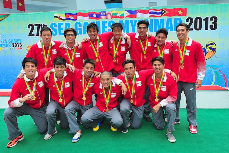 singapore water polo sea games gold