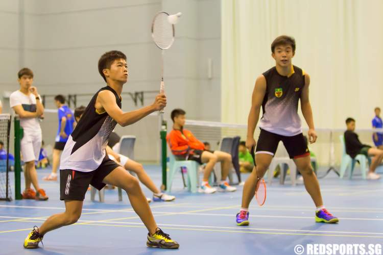 south zone b div badminton raffles institution st. joseph's institution