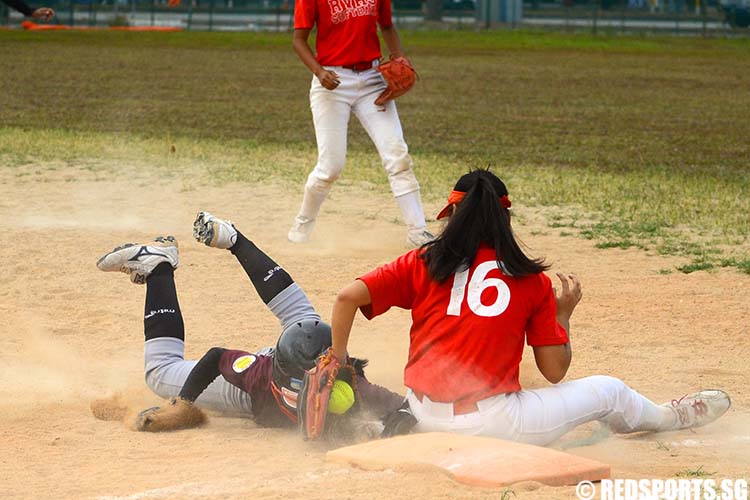 B Division Girls Softball Tanjong Katong Girls School vs River Valley High School