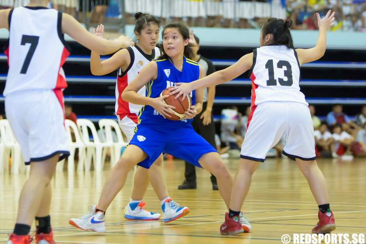 west zone b div basketball final unity nanyang girls' high