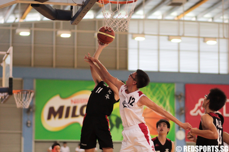 (ACJC #11) goes for a layup.