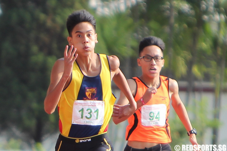 Joshua Lim (#131) of ACS(I) takes home gold with a timing of 23.41 seconds.
