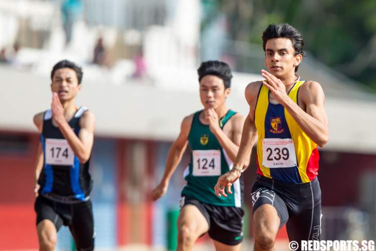 55th National Inter-School Track & Field Championships A Division 200m Boys