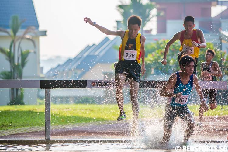 55th National Inter-School Track & Field Championships A Division 3000m Steeplechase Boys