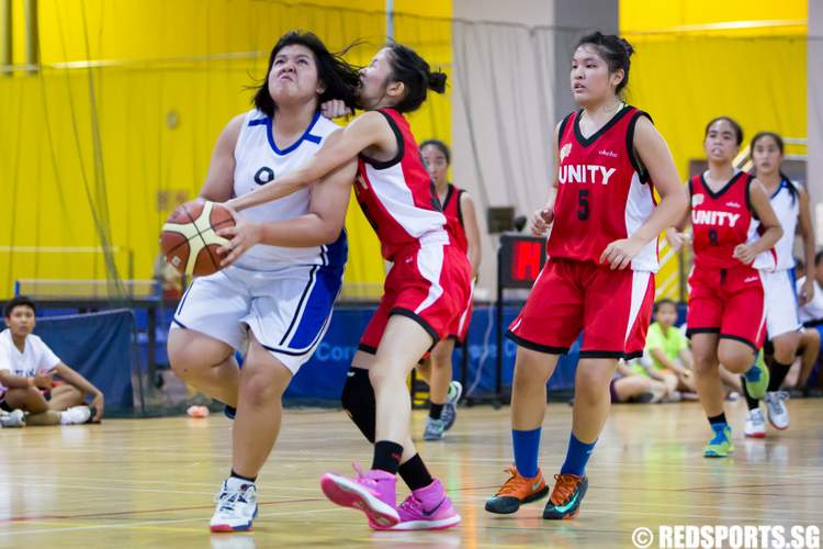 National B Div Basketball Singapore Chinese Girls' School Unity Secondary