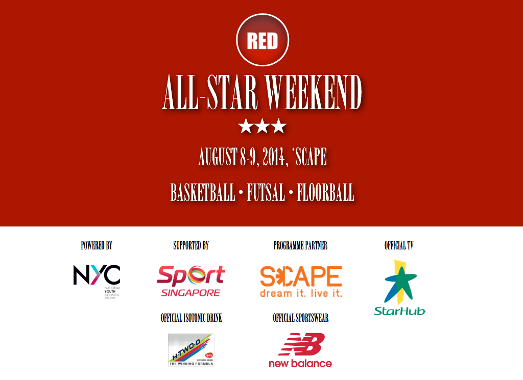 red all-star weekend logo