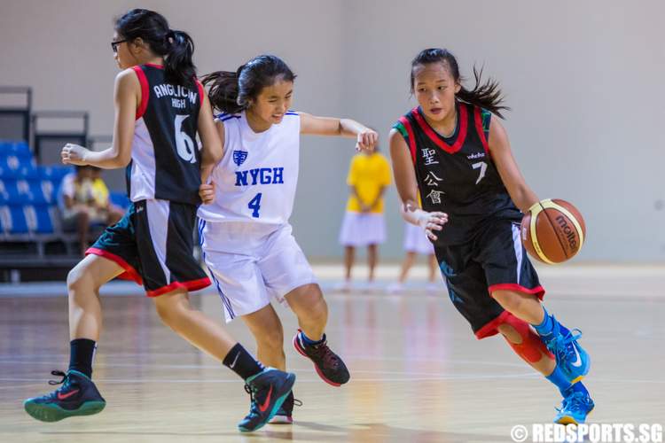 National C Division Basketball Final Nanyang Girls' High vs Anglican High