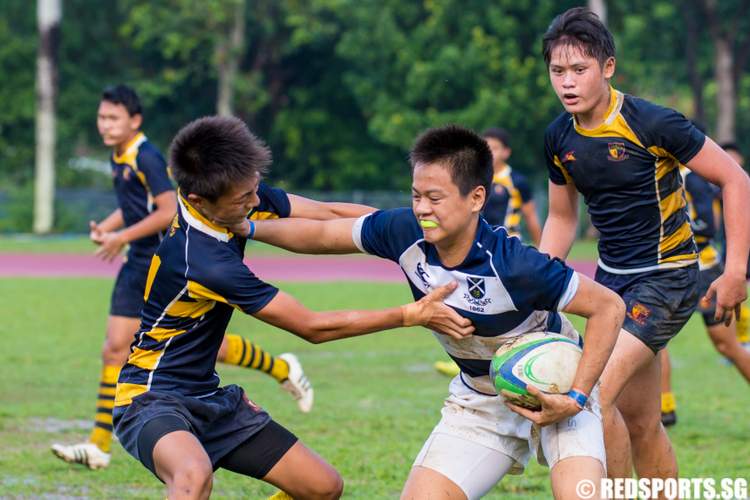 National C Division Rugby (Cup) St. Andrew's Secondary vs Anglo-Chinese School (Barker Road)