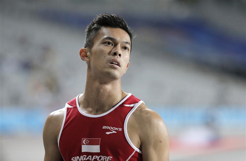 Lee Cheng Wei had the second-fastest reaction time of 0.138sec amongst all the sprinters in the men's 200m heats, bested only by teammate Muhammad Naqib's 0.129sec. (Photo 3 courtesy of Vivek Prakash/Sport Singapore via Action Images Livepic)