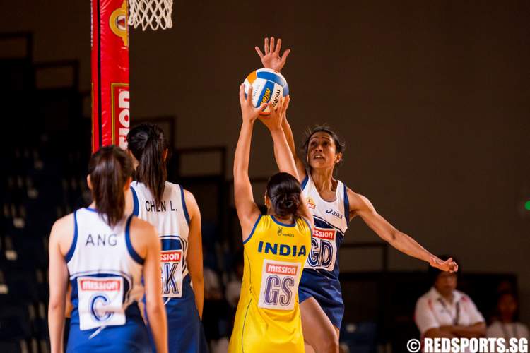Mission Foods Asian Netball Championships India vs Singapore