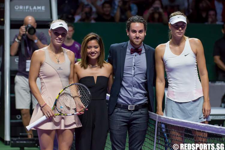WTA Finals Caroline Wozniacki and Maria Sharapova