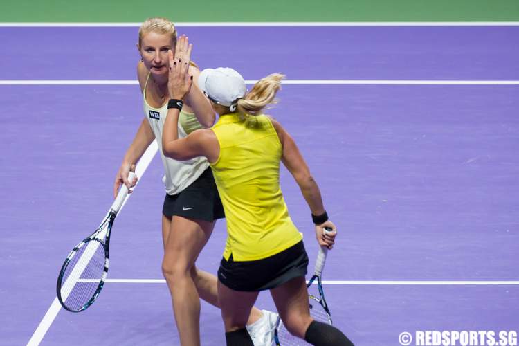 WTA Finals Doubles Alla Kudryavtseva and Anastasia Rodionova