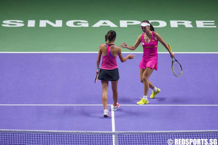 WTA Finals Doubles Peng Shuai and Hsieh Su-Wei