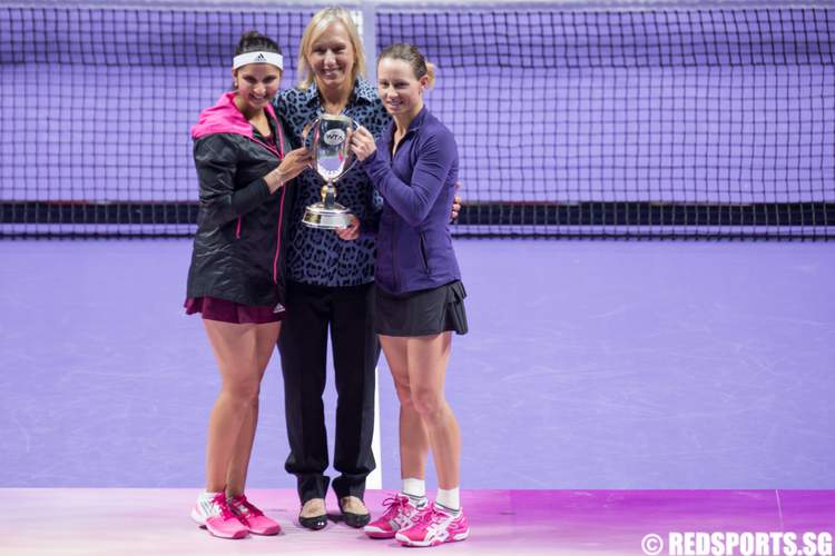 WTA Finals Doubles Sania Mirza Martina Navratilova Cara Black