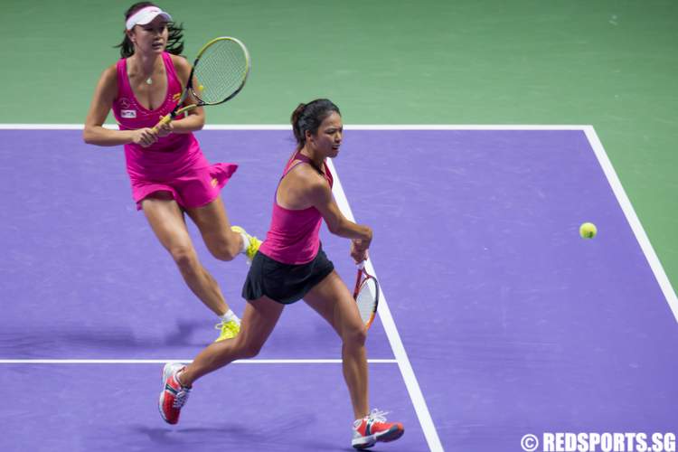 WTA Finals Doubles Peng Shuai and Hsieh Su-Wei