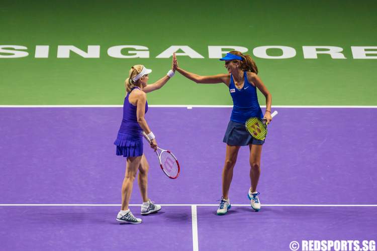 WTA Finals Legends Tracy Austin and Iva Majoli