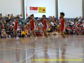 Team Singapore jump rope