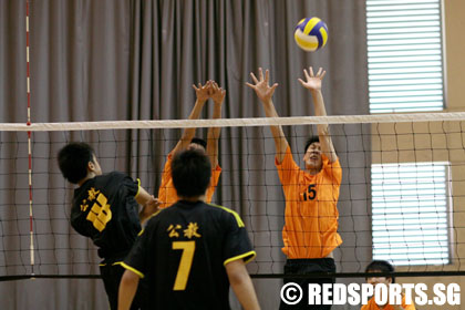 yishun town vs catholic high volleyball