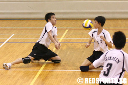 xinmin vs yishun town volleyball