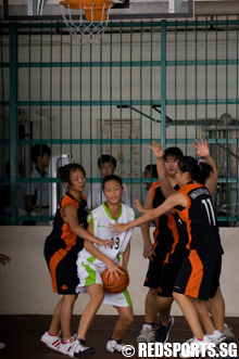 Bedok View Secondary School vs Anglican High School, Basketball Girls
