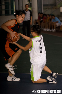 Bedok View Secondary School vs Anglican High School, Basketball Girls