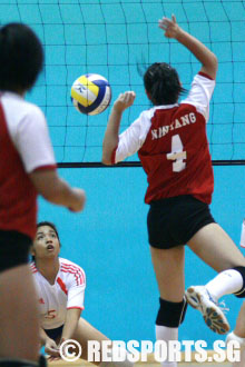Bukit Panjang Goverment High vs Nanyang Girls' School Volleyball