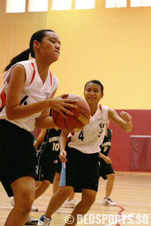  Guangyang beat Bukit merah in  ´B' Division girls to advance to the 2nd stage of competition 