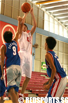 Presbyterian High vs Chung Cheng High (Yishun) in Round 2 of B Division North Zone basketball