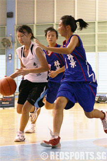 Woodgrove Secondary vs. Anderson Secondary girls' B Division North Zone basketball