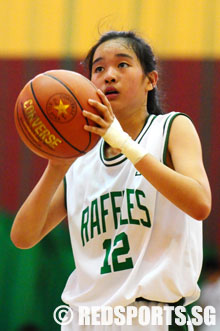 cedar girls vs raffles girls basketball