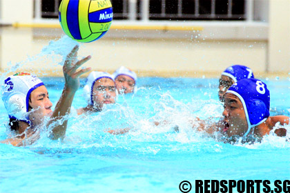 RI thrashed SAJC 27-1 in National Inter-School Water-polo competition.