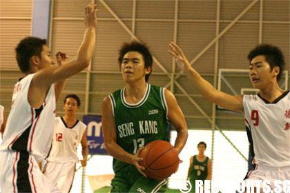 North Vista vs Seng Kang B Division North Zone basketball semi-final
