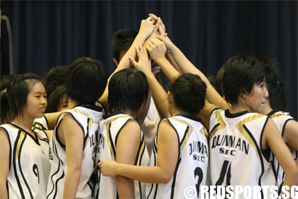 Dunman vs Cheung Cheng High Girls B division final