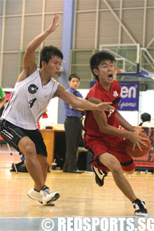 Hwa Chong vs Jurong A division basketball