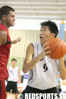 Hwa Chong vs Jurong A division basketball