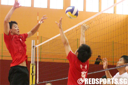 AJC vs HCI A Division Volleyball