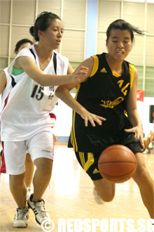VJC vs NJC A Division girls basketball championship