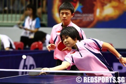 ayg table tennis mixed doubles