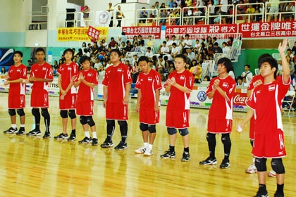 Singapore finish 3rd in Tchoukball at Taiwan World Games