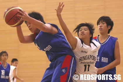 POLITE Basketball Ngee Ann Polytechnic vs Singapore Polytechnic girls