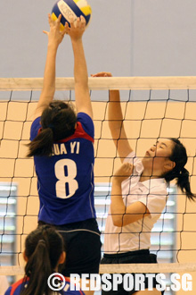 west zone c division girls volleyball nanyang girls vs huayi