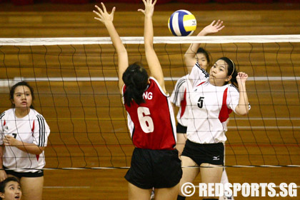 nanyang girls vs jurong volleyball