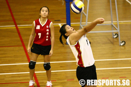 nanyang girls vs jurong volleyball