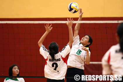 nanyang girls vs shuqun volleyball
